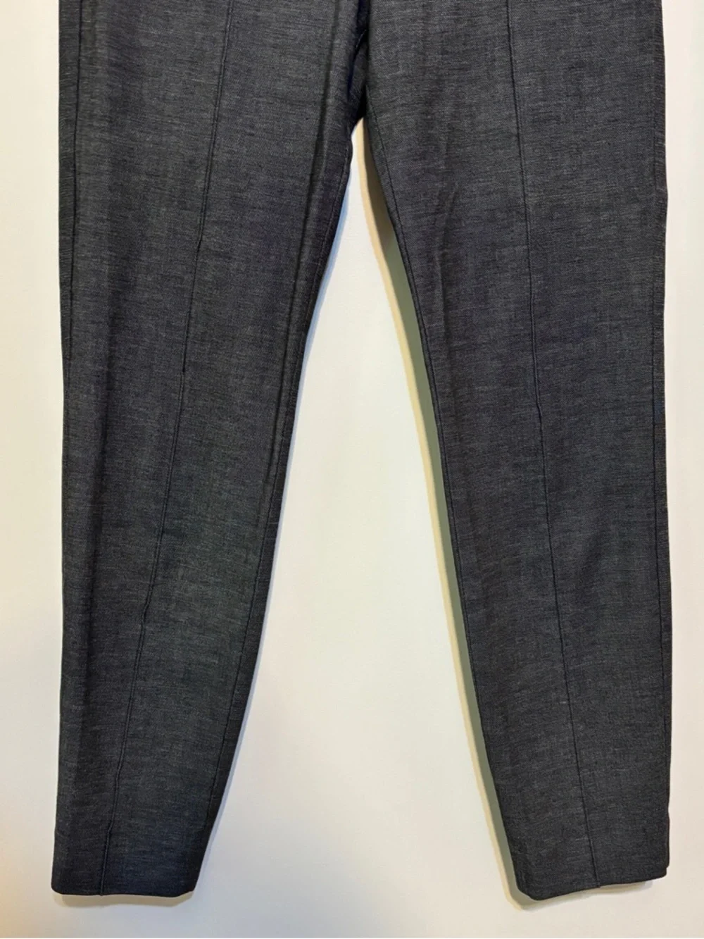 EXPRESS High Waisted Seamed Ankle Pants in Dark Grey | Crop Trouser | Size 00R - Picture 5 of 13